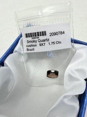 Shop LC Brazilian Smoky Quartz Cushion Loose Gemstone for Jewelry Making 5530